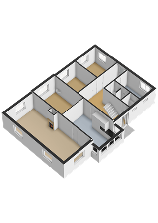 Floorplan - Buitenbrinkweg 52, 3853 LX Ermelo
